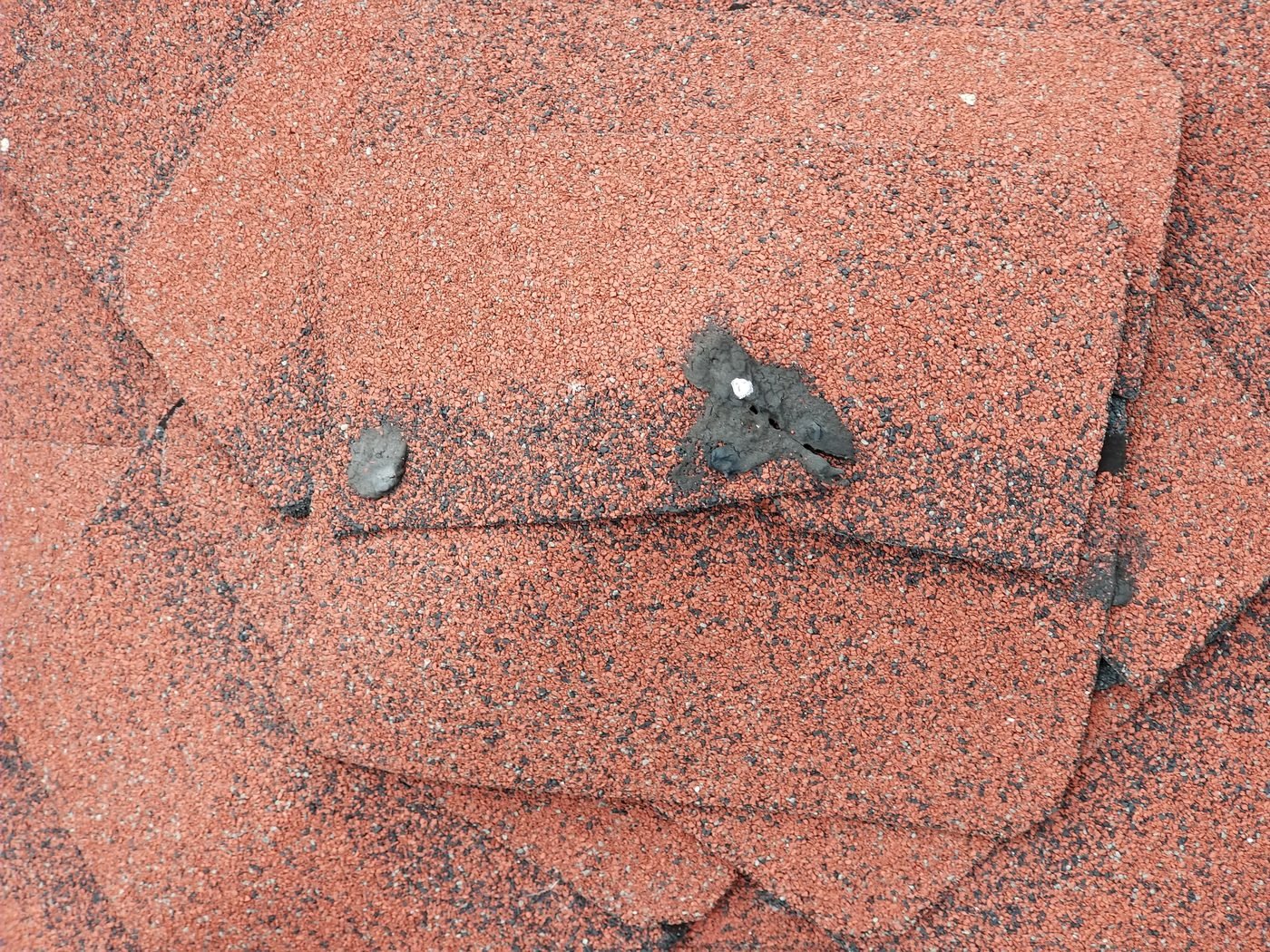 Roof field condition documented during a Florida roof inspection