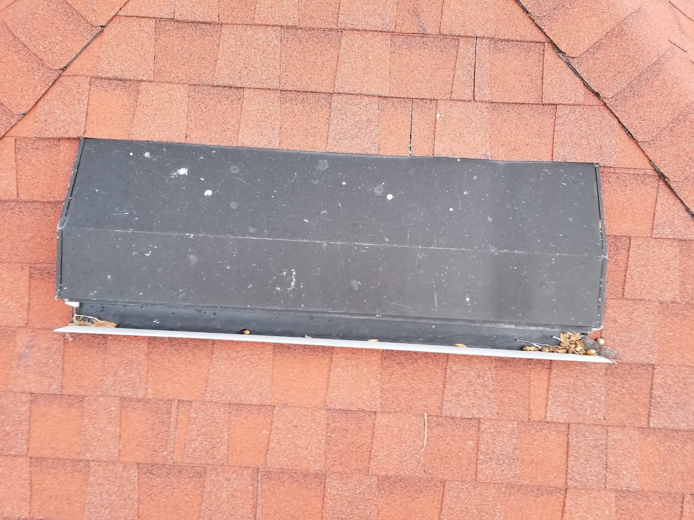 Roof shingle condition documented during a Florida roof inspection